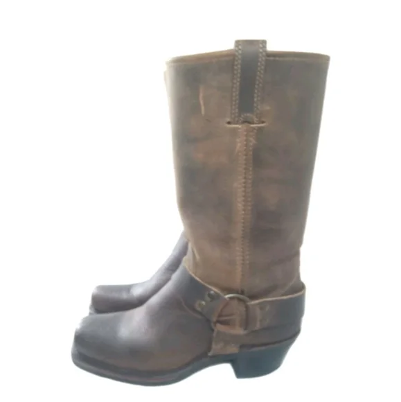 Frye Harness 12R Boots 7730 Women's Size 6.5 M Made In The USA Retail $498 - Picture 7 of 16